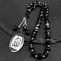 Allah Quran Medal Car Pendant for Men Stainless Steel Gold Color 33 Prayer Beads Islam Muslim Amulet Car Mirror Hanging Jewelry