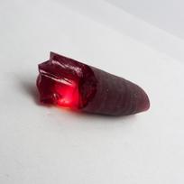 Natural Ruby Earth Mined 115.70 Ct Uncut Huge Rough CERTIFIED Red Loose Gemstone 46.6 mm Approx raudona