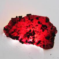 44 Ct Natural Red Ruby Huge Rough Earth Mined CERTIFIED Loose Gemstone 34.7 mm approx raudona