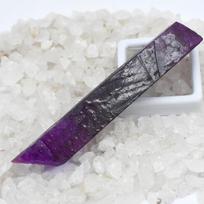 Uncut Raw Loose Gemstone 117.10 Ct Natural Uncut CERTIFIED Purple Sapphire Rough 75.8 mm approx