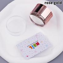 DIY French Manicure Nail Stamper With Scraper Clear Silicone Head Stamping Template Nail Art Tool
