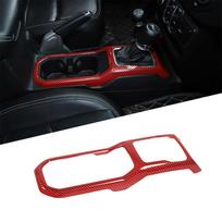 Car Front Water Cup Holder Decoration Cover 4WD Gear Shift Panel for Jeep Wrangler JL 2018-2025 Interior Mouldings Accessories