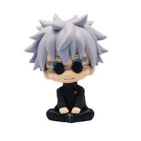 10cm Jujutsu Kaisen Miniatiūrinės figūrėlės Satoru Gojo figūrėlė Veiksmo Geto Suguru figūrėlė Q versija Anime modelis PVC Kolekciniai žaislai Statulėlė
