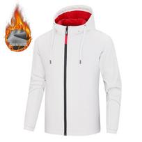 Winter Hooded Cotton Sports Suit: Thickened, Fleece-Lined for Couples – Ideal for Running and Training with Printed Design 4XL
