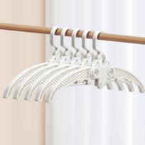 5 Pieces Retractable Folding Clothes Hanger Wide Shoulder Clothes Drying Rack  Suitcase