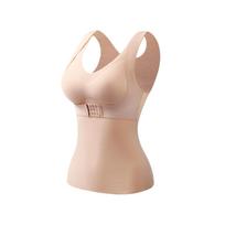 Velvet Fleece Postpartum Body Shaper Slimming Winter Suspender Vest Elastic Thermal Underwear  Warm XL