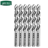LAOA HSS Twist Drill Bit for Metal (6-Piece Set)