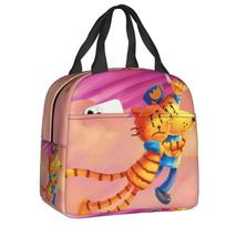 Custom Dogs Man Cartoons Comic Thermal Insulated Lunch Bags Women Resuable Lunch Tote for Outdoor Picnic Storage Food Box 22x20x13cm