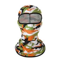Motorcycle Balaclava Summer Ice Silk Face Mask Moto Breathable Headwear Quick Drying Face Masks Neck Lycra Fleece Skull Mask