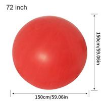 72 Inch Huge Balloons Giant Latex Performance Decor Balloon Party Celebration Festival Decorations Christmas Wedding Decor raudona