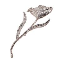 Alloy Flower Bud Brooch Exquisite Suit Charm Deco Tulip Brooch Electroplate Korean Style Clothing Pin Accessories