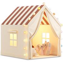 C-Bin Kids Tent, Children's Play Tent, IndoorOutdoor Playhouse for Boys and Girls, Princess Style, Toy House, Birthday Gift, Striped Design, Secret