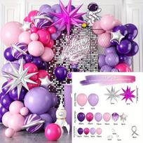 113PCS Explosive Star Balloon Garland Arch Set Wedding Birthday Party Anniversary Decoration Indoor and Outdoor Decoration Other