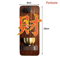 Creative Chinese-style Solid Wood Doorbell, Wooden Refrigerator Magnet, Home Decoration For Good Fortune And Prosperity._