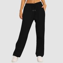 Women's Trousers Sport Jogging Fleece Lined Sweatpants Straight Leg Pants Bottom Joggers Workout Sweatpants Bottom Basic Pants S