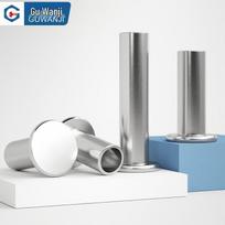 GUWANJI 304 Stainless Steel Flat Head Semi-Hollow Rivet M6x18 [20pcs]