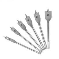 Long Woodworking Tool Sets High-carbon Steel Wood Flat Drills  Drawer Door Lock Boring