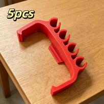 5pcs Portable Portable Bits Organizer 3D Printed 4 Slots Bit Holder  Home Workshop
