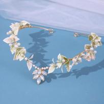 Fashion Handmade Fairy Flower Leaf Crowns Forest Woodland Photoshoot Wedding Elf Headpiece Leaves Hair Crowns for Women