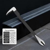 Anti Slip Multifunctional Levers Nail Puller Nail Removal Tool Pry Bars  for Prying Lifting Pulling 247mm