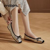 Millies French Style Sheepskin Ballet Flats EU 38