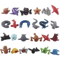 24pcs/Set Deep Sea Monster Action Figures Toy PVC Model Doll Sea Eater Deep Sea Creature Fans Gift
