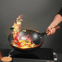 Zhang Xiaoquan Refined Iron Flat-Bottom Wok