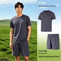 PUMA Men's Short Sleeve & Shorts Sportswear Set XL