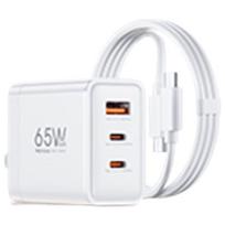 REMAX 65W GaN Type-C Multi-Port Fast Charger Set 2-Year Warranty Bundle