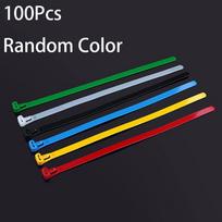 100pcs Nylon Cable Ties Reusable Strapping Tape Household Goods Bundle Belt  Garden 100pcs