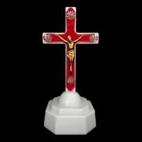 LED šviesa Kristaus Jėzaus Lcon Kryžiaus namų bažnyčia Melstis Papuošalai Bažnyčios suvenyrai raudona