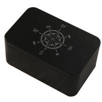 Daugiafunkcis taro kortelių laikymo dėklas Geležinis taro kortelių laikymo dėklas Astrologijos niekučių dėžutė, nešiojama kortelių talpykla black