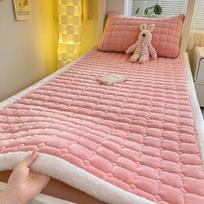 Pieno aksominis čiužinio padas, namų aksominis antklodė, Futon bendrabučio studentų vienviečiai žieminiai paminkštinti čiužiniai 90x200cm