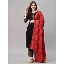 Moterų Bollywood Kurti Salwar Kostiumas Dizainerio Tunika Kurta Kelnės Dupatta Rinkinys Suknelė VF-1855 L-40