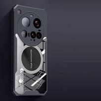 Dėklas Xiaomi 15 Ultra Armor Smūgiams Atsparus Skaidrus Akrilinis Smūgiams Atsparus Dėklas Mi 13 Pro 12S 11 14 15 Ultra Vėsinantis Šilumos Išsklaidymas Magsafe Dėklas For Xiaomi 15 Ultra juoda