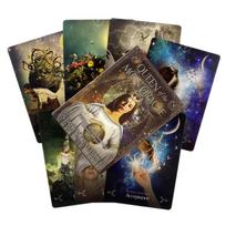 Mėnulio Karalienės Orakulo Kortelės Pilna Anglų Kalbos vakarėlio stalo žaidimas 44 Kortelių Denis Tarot