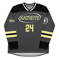 KATSEYE EYEKONS Hokejaus marškinėliai Korėjiečių merginų grupės dizainas Moteriški marškinėliai ilgomis rankovėmis Laisvi Moterims Vyrams T-shirt 3D spausdinimo drabužiai Viršus XXS