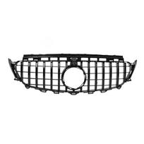 for Panamericana GT   Grille With Camera Holes Replacement For   EClass W213 C238  13 PreFacelift 20172020(Matte Black Glossy Black )