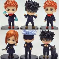 6pcs/set Anime Jujutsu Kaisen Figure Model Toys 10cm