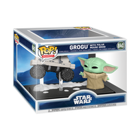 FUNKO  POP! Vinilinė figūrėlė: Mandalorian & Grogu - Grogu with Polar Mouse Droid (Moment)
