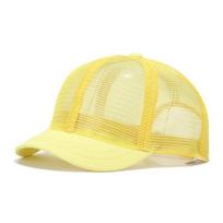 Full Mesh Baseball Cap Breathable Sun Hat Casual Mesh Cap  Women raudona