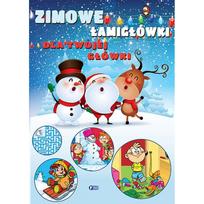 Zimowe Łamigłówki Dla Twojej Główki Książka Zagadki Zgadywanki Dzieci