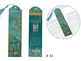 Zestaw 12 Zakładek Do Książki Van Gogh Kwitnący Migdałowiec Prezent Box