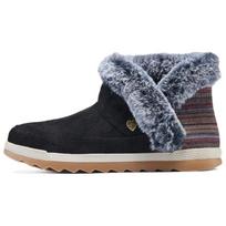 Skechers Bobs Fabric Comfortable Versatile Short Snow Boots Women boots Black 114534-BLK 36