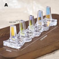 Non-Magnetic Nail Display Stand Acrylic Nail Tips Practice Holder Reusable Manicure Tool for Beginners DIY Salon
