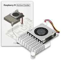 Official Raspberry Pi 5 Active Cooler - Aluminum Heatsink + Temperature-Controlled Blower Fan