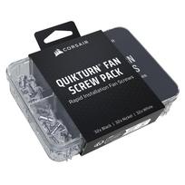 Corsair QuikTurn Fan Screw Kit, 96 pieces – 32 of each color, quick installation – BlackWhiteSilver