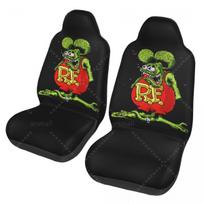 The Rat Fink Car Seat Cover Seat Cover Anti Fouling and Convenient Protective Cover Unique Style 2PCS Universal Type