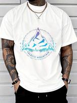 Graphic Celestes Mountain Love Videogames Characters Gaming Printed White Unisex T-Shirt M