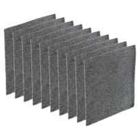 PATIKIL 120mm Filter Foam Sponge, 10-Pack, Replacement Media Pad for Computers, Ventilation Fans, etc., Black